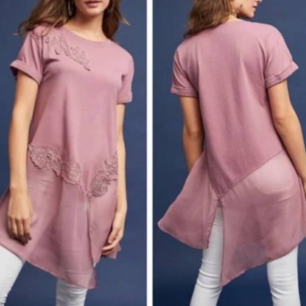 Anthropology Tunic Top, Size M